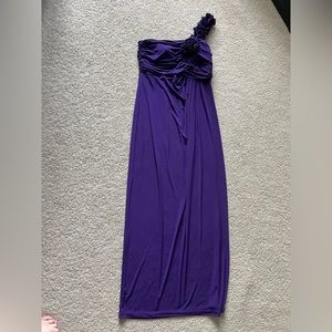 Purple formal dress